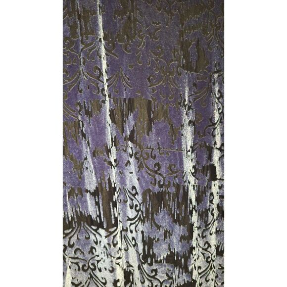 A Simply Vera Women's Velvet Burnout Top Whimsigoth Fairy Grunge Size XL As-Is - Picture 3 of 12